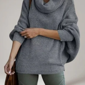 BARINE - PULL À COL ROLLE CHIC