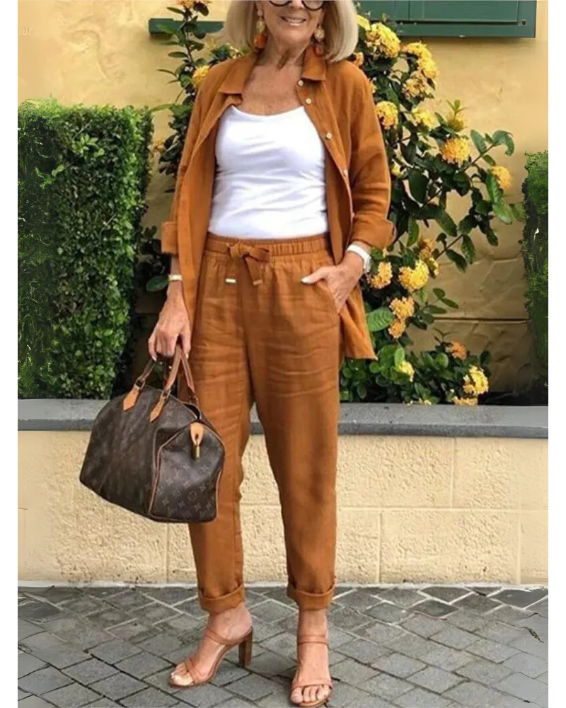 AIRENA - Ensemble Chemise et Pantalon – Image 3