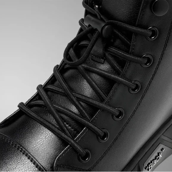 Bottines Chukka Orthopédiques Homme en Cuir Véritable avec Doublure Polaire – Image 6