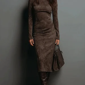 Béatrice™ | Robe Midi Col Montant