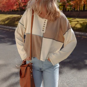 Almée™ | Pull patchwork à col rond