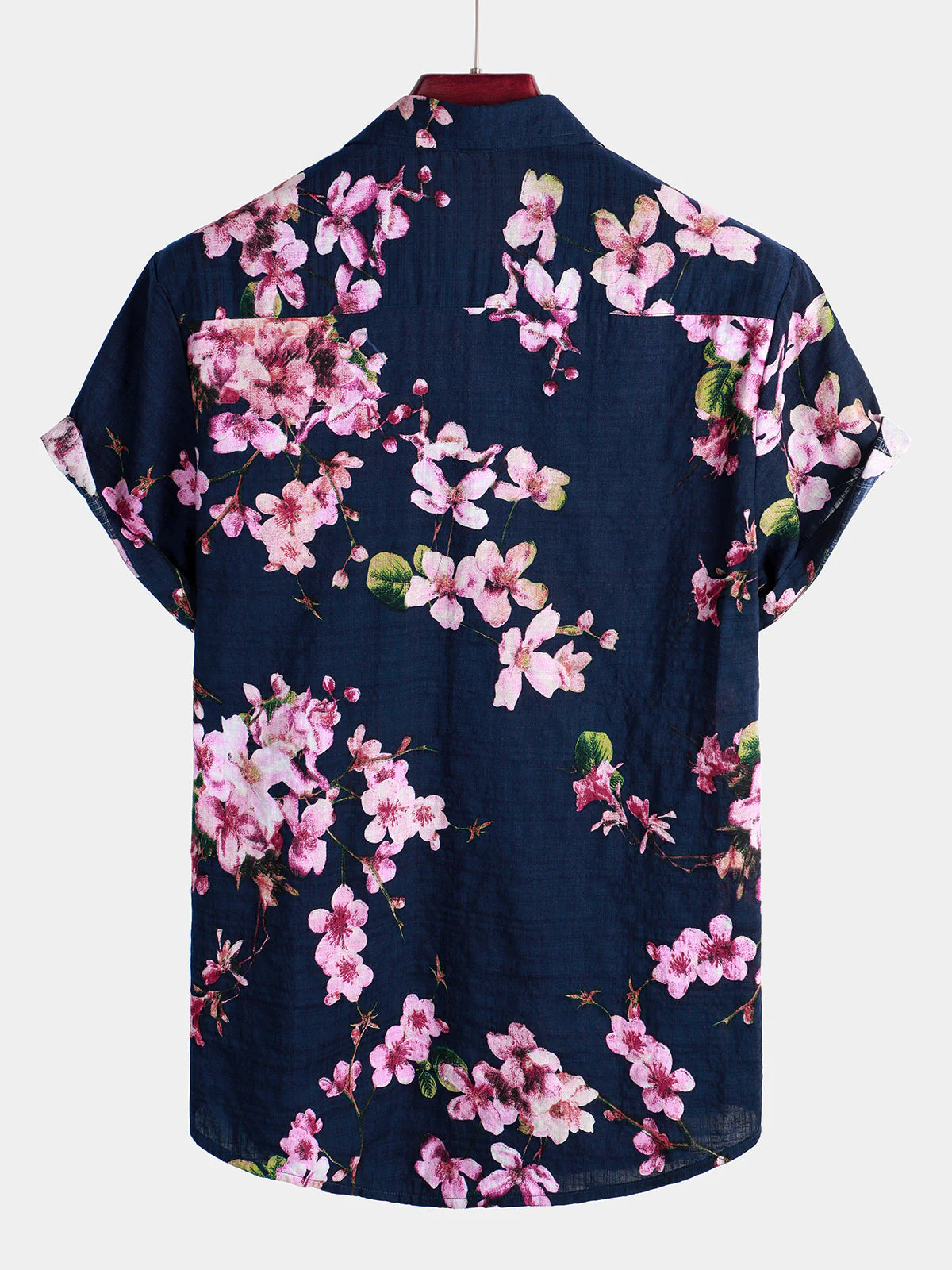 Chemise à manches courtes à imprimé floral pour hommes – Image 3