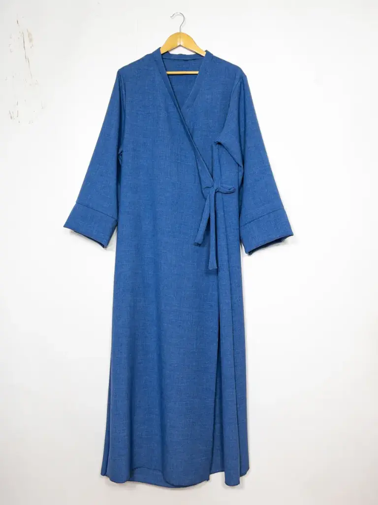 Abaya Longue 2383LIN - Large, Confortable et Élégante style Lin coupe fluide et large – Image 9