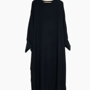 Abaya longue pour femme REF: RO2315JAZZ Abaya longue en jazz avec manches papillon pour femme