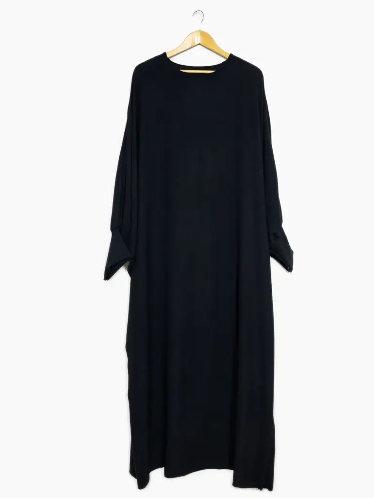 Abaya longue pour femme REF: RO2315JAZZ Abaya longue en jazz avec manches papillon pour femme – Image 2