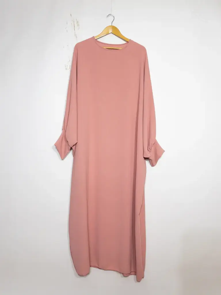 Abaya longue pour femme REF: RO2315JAZZ Abaya longue en jazz avec manches papillon pour femme – Image 5