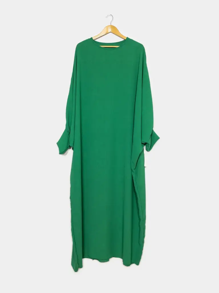 Abaya longue pour femme REF: RO2315JAZZ Abaya longue en jazz avec manches papillon pour femme – Image 9