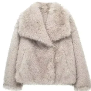 MACY - Manteau en fourrure élégant