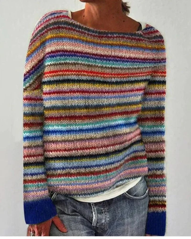 PIERINA - PULL-OVER RÉTRO ÉLÉGANT ET DOUILLET