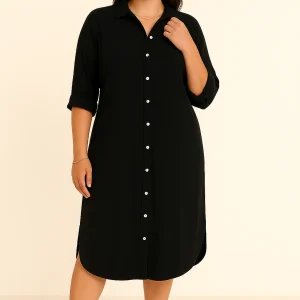 SONIA | Robe Chemise – Coupe Ventre