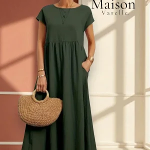 Sofia™ | Robe en coton et lin