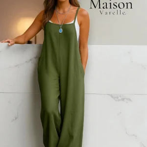 Madeleine™ | Combinaison sans manches avec jambes larges.