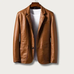Alessio™ | Veste en cuir sartoriale