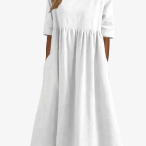 CATLIN | Robe cache-ventre faite à la main