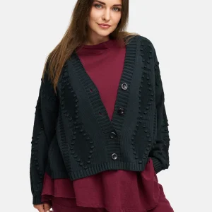 Cardigan – confortable, intemporel & avec détails de structure 'Cotona'