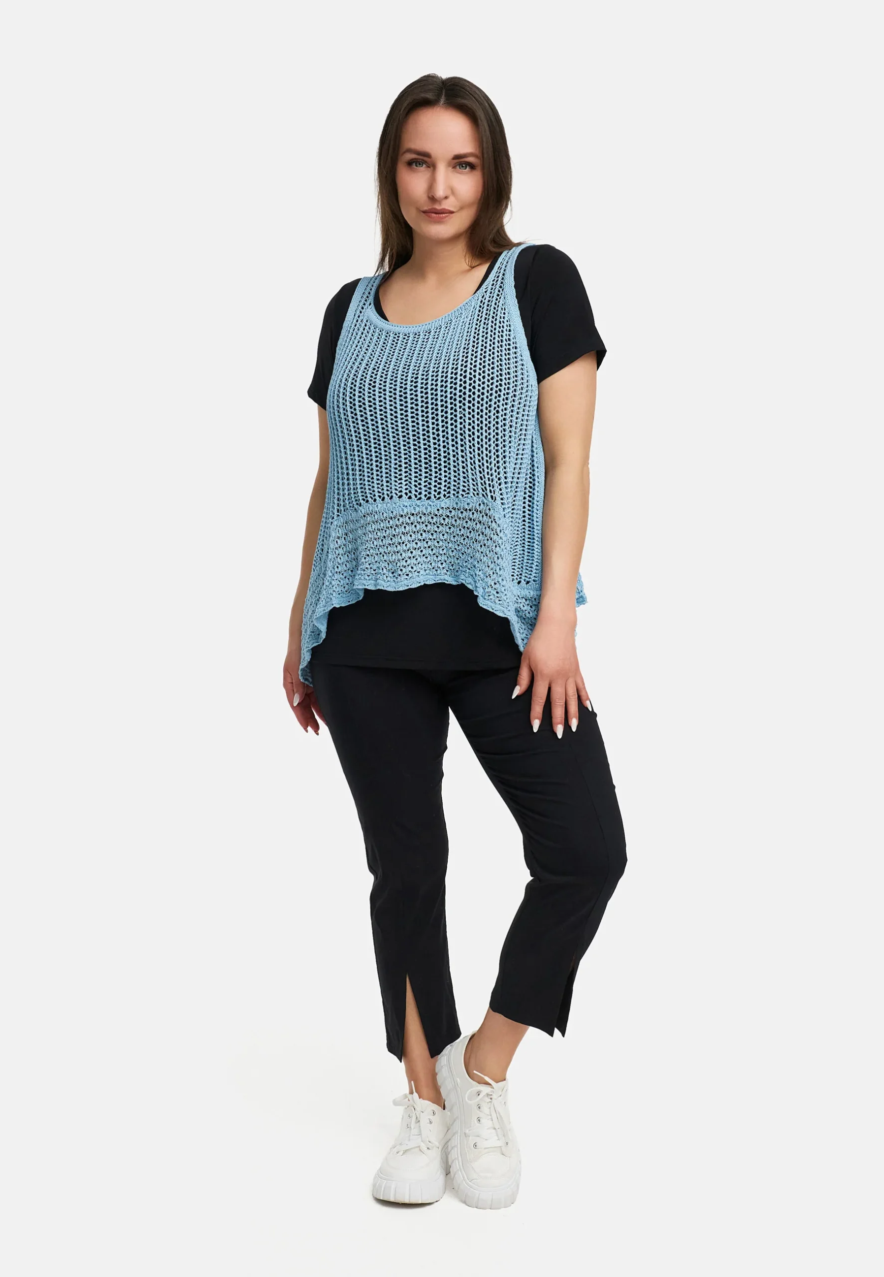 Kekoo Écharpe en tricot 'Cotton' – Image 5