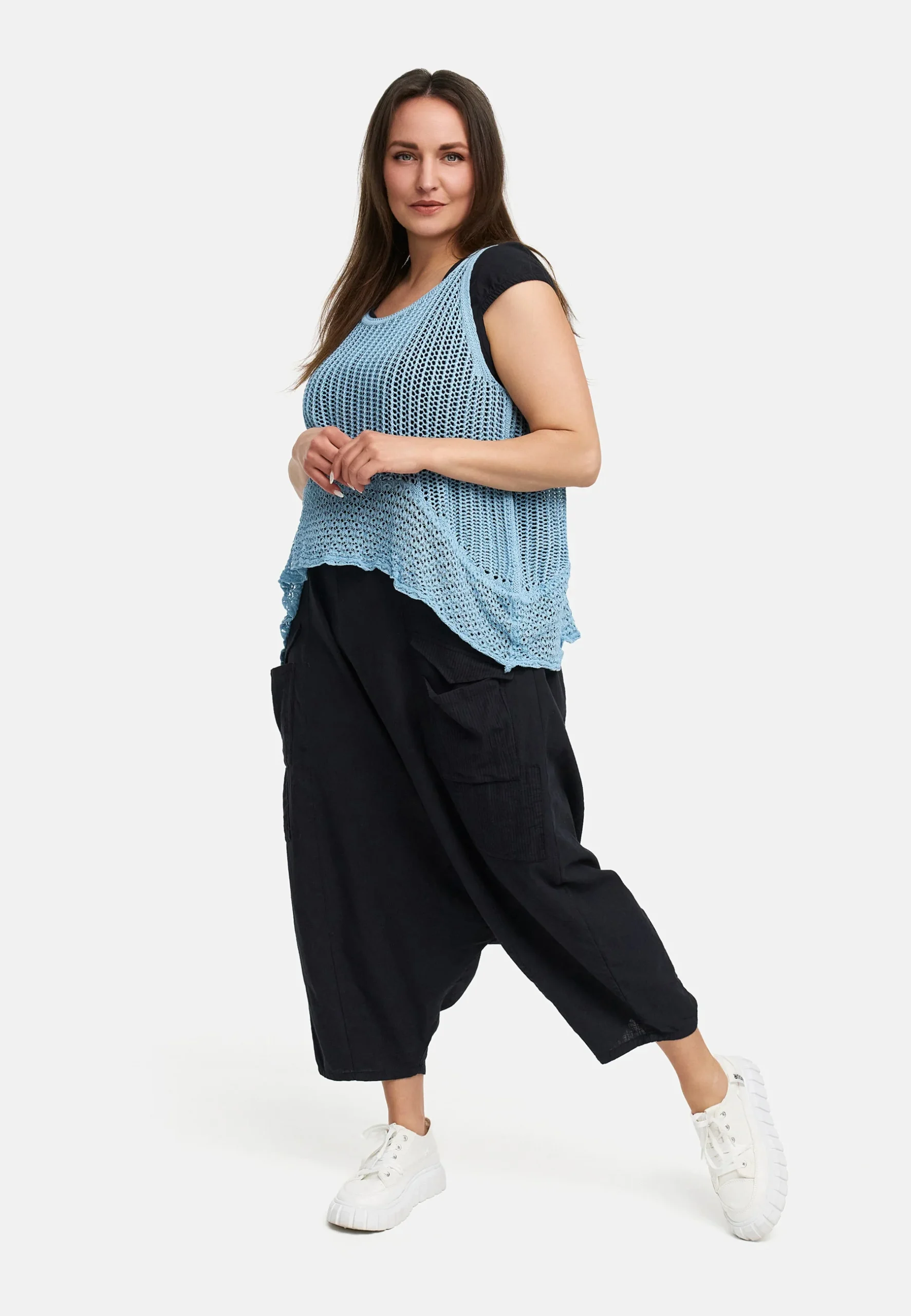 Kekoo Écharpe en tricot 'Cotton' – Image 6