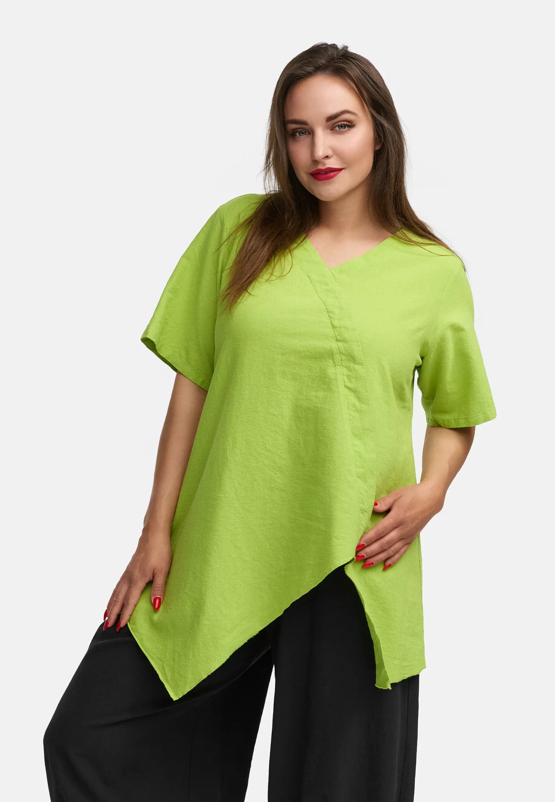 Tunique en lin ligne A 'Venti' – Image 3