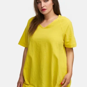 Longshirt en lin à silhouette ballon 'Venti'