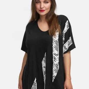 Tunique ligne A en viscose stretch léger 'Sovana'