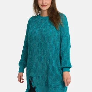 'Cotona' Chemise Tricot Long – décontracté & confortable
