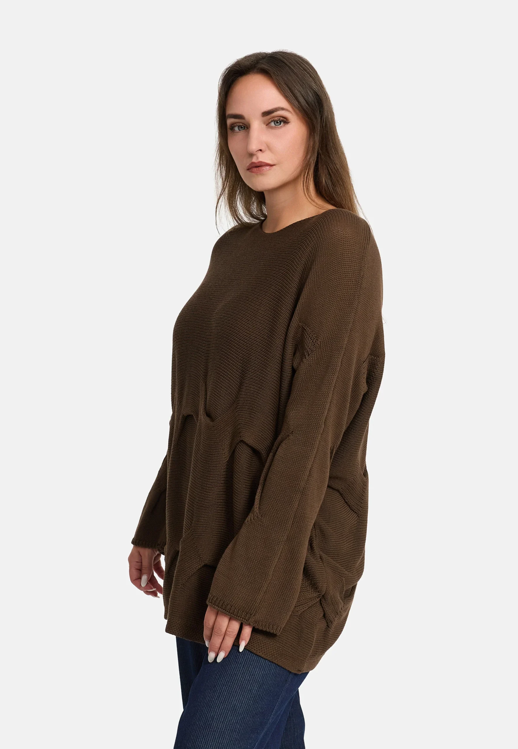 T-shirt en tricot en pur coton 'Cotona' – Image 4