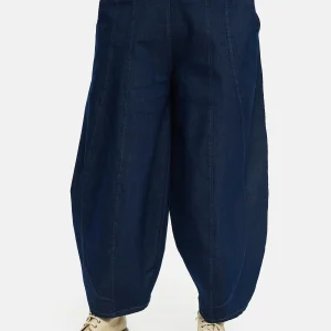 Pantalon 'Amira' – ballon, denim foncé & super stretch