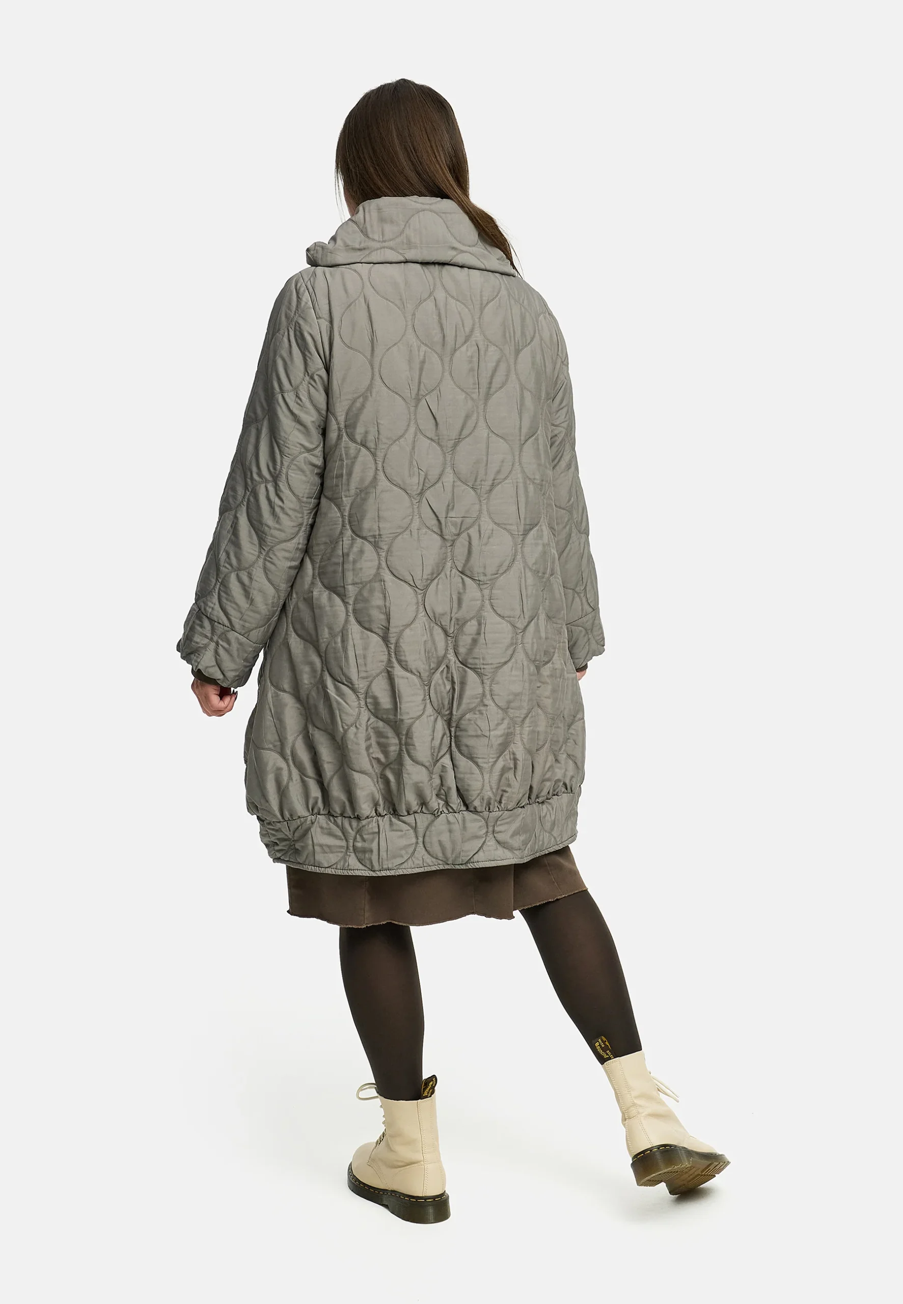 'Ysmara' manteau d'hiver marron – moderne, élégant & bien chaud – Image 6