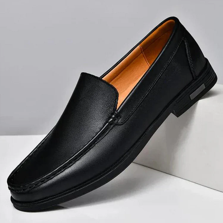 Mocassins pour hommes en cuir véritable italien – Image 3