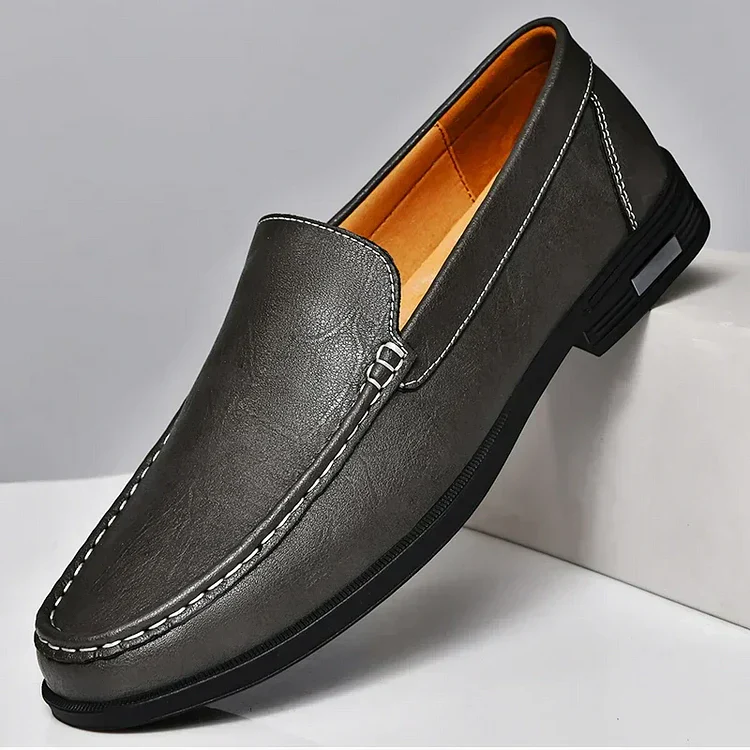 Mocassins pour hommes en cuir véritable italien – Image 5