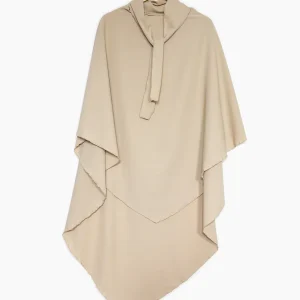 Khimar long ref: Ca2307pk - Khimar Long en Soie de Médine fluide et doux