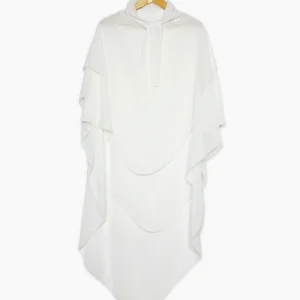 Khimar trois volant ref:Ca2317 - Khimar long en mousseline de haute qualité