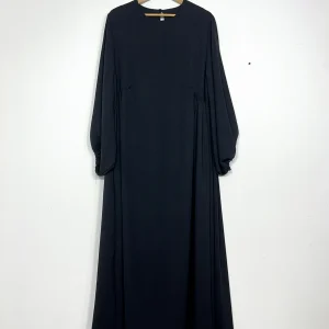 Robe en Jazz Ref: Ro2509jazz coupe fluide et manches bouffantes