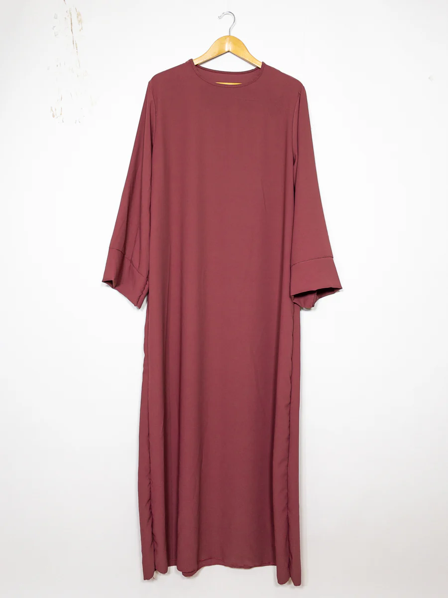 Abaya longue en jazz REF: 2333jazz - Abaya Longue et ample en jazz élégante et confortable – Image 3