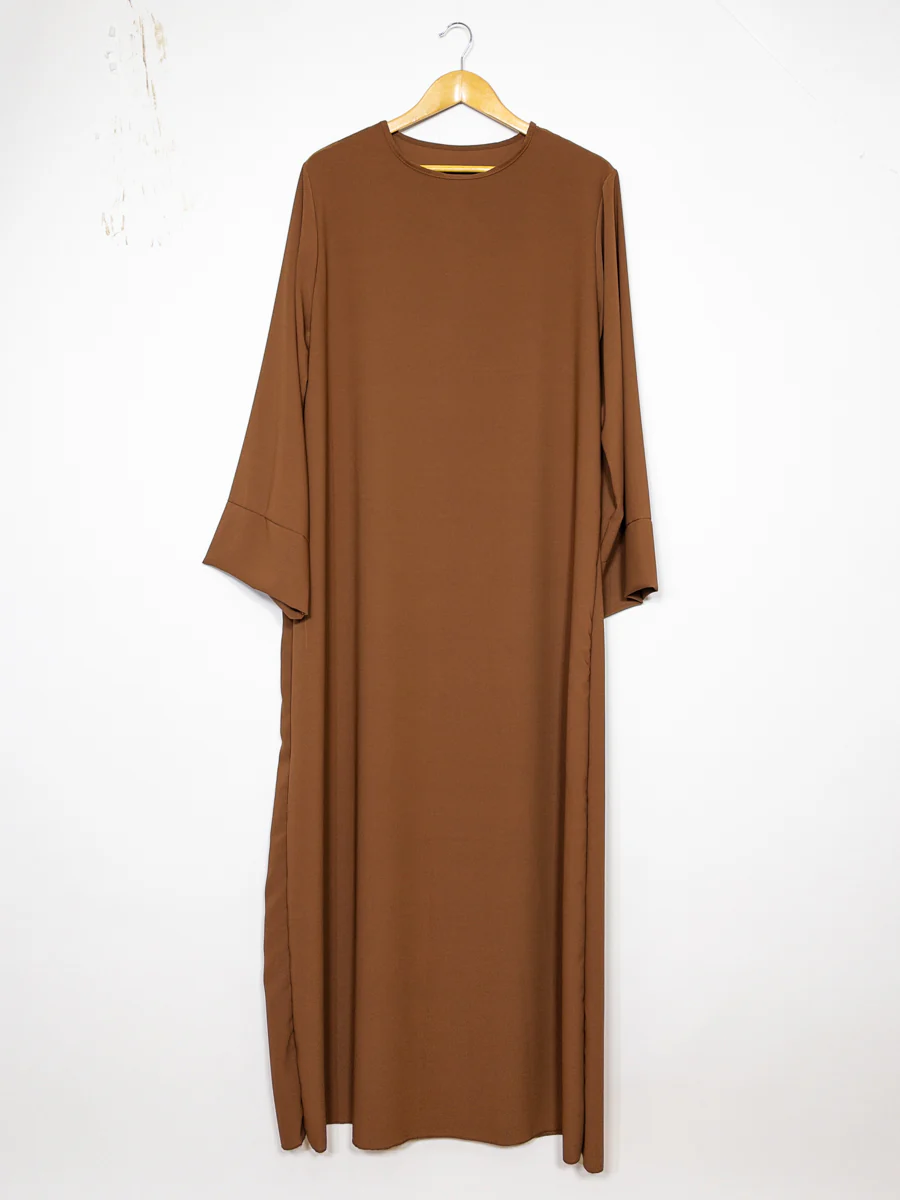 Abaya longue en jazz REF: 2333jazz - Abaya Longue et ample en jazz élégante et confortable – Image 4