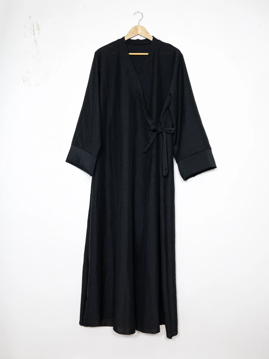 Abaya Longue 2383LIN - Large, Confortable et Élégante style Lin coupe fluide et large – Image 8
