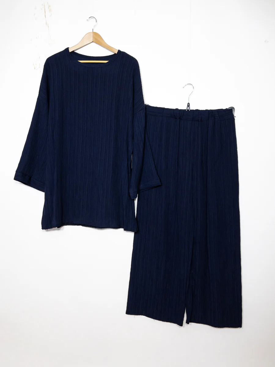 Abaya ensemble ref: EN2335 FF-59PAN - Ensemble Abaya Tunique et Pantalon Évasé fluide et confortable – Image 4