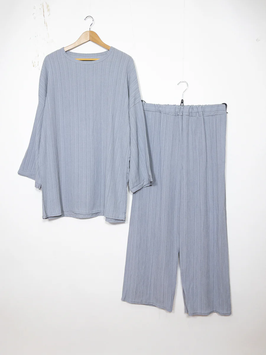 Abaya ensemble ref: EN2335 FF-59PAN - Ensemble Abaya Tunique et Pantalon Évasé fluide et confortable – Image 7