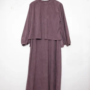 Ensemble côtelé ref:2399 Ensemble en maille côtelée coupe fluide pratique et élégante