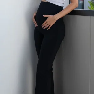 Beaumama pantalons grossesse confortable casual moulante bootcut évasé femme enceinte