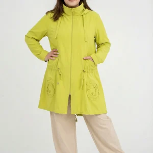 'Livia' Parka de mi-saison – doux, minutieux & moderne