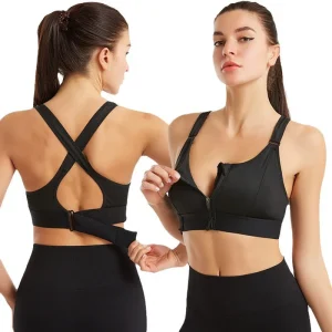 ESMAY | Soutien-gorge Fit Zippé Anti-transpiration