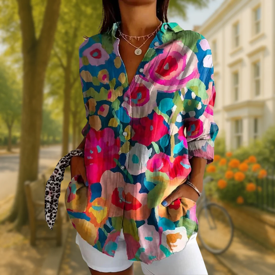 Vianela™ – blouse à fleurs