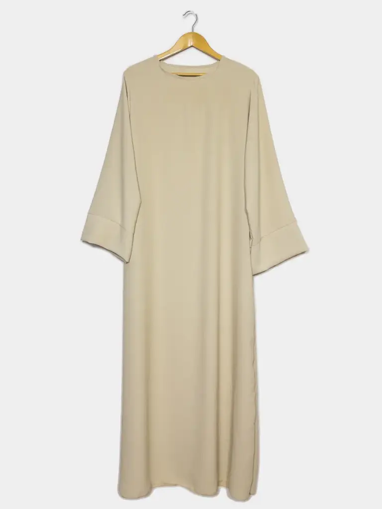 Abaya longue en soie de Médine REF: Ro2333pk – Image 9