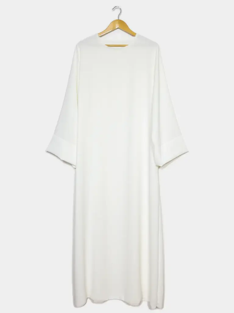 Abaya longue en soie de Médine REF: Ro2333pk – Image 7