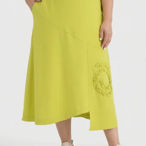 Jupe 'Livia' – Ligne A, asymétrique et extensible