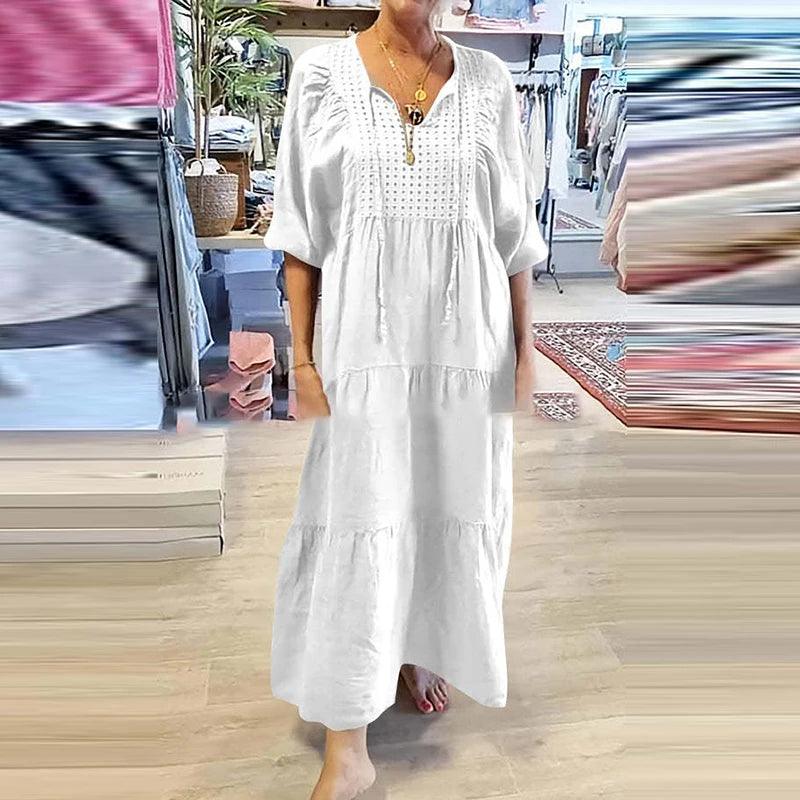 LINE™ | Robe mi-longue fluide – Image 9