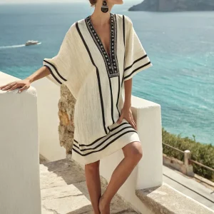 Luna - Robe d'Été Rayée