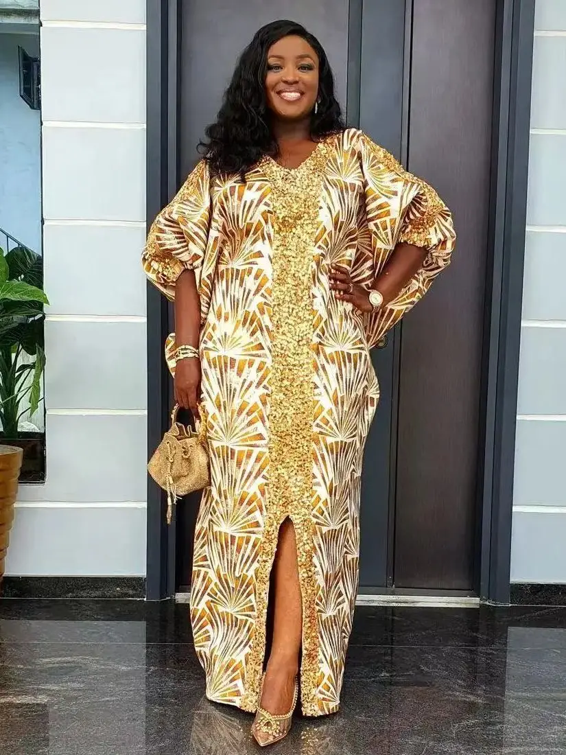 Abayas pour femmes dubaï luxe Robe de mode pour mariage traditionnel africain Caftan Marocain robes de soirée Boubou Robe Djellaba Femme – Image 2