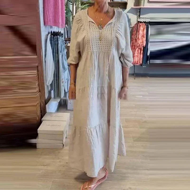 LINE™ | Robe mi-longue fluide – Image 5